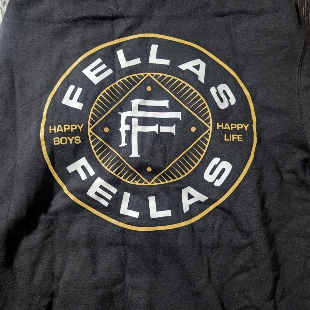 2# Fellas Fellas FF Happy Boys Happy Life Ryan Long Logo T-shirts hoodie